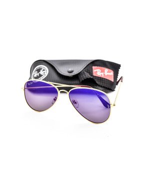 Слънчеви Очила Ray-Ban RB3025 Aviator Gold Purple 3