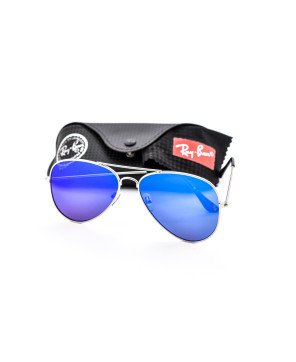 Слънчеви Очила Ray-Ban RB3025 Aviator Gold Blue 3