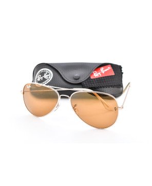 Слънчеви очила Ray-Ban RB3025 001/33 Aviator Gold Brown 2